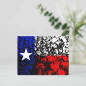 Carte Postale Drapeau du Texas (Debout devant)