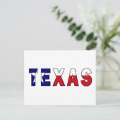 Carte Postale Drapeau du Texas (Debout devant)