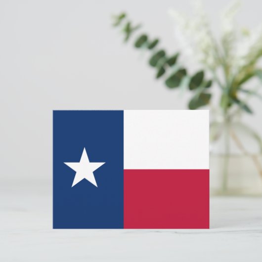 Carte Postale Drapeau du Texas (Debout devant)