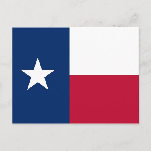 Carte Postale Drapeau du Texas (Devant)