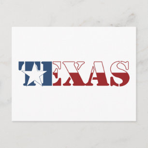 Carte Postale Drapeau du Texas