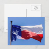 Carte Postale Drapeau du Texas (Devant / Derrière)
