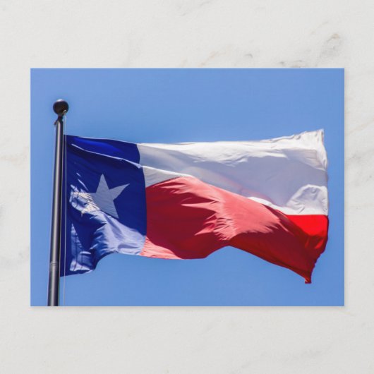 Carte Postale Drapeau du Texas (Devant)