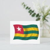 Carte Postale Drapeau du Togo (Debout devant)