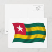 Carte Postale Drapeau du Togo (Devant / Derrière)