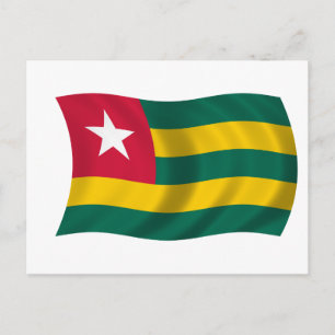 Carte Postale Drapeau du Togo