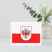 Carte Postale Drapeau du Tyrol, Autriche (Debout devant)