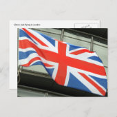 Carte Postale drapeau du uk (Devant / Derrière)