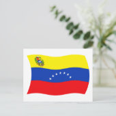 Carte postale drapeau du Venezuela (Debout devant)