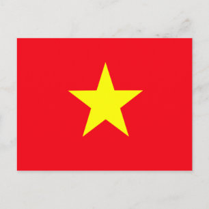 Carte Postale Drapeau du Viêt Nam