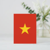 Carte Postale Drapeau du Vietnam (Debout devant)