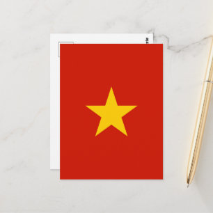 Carte Postale Drapeau du Vietnam