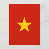 Carte Postale Drapeau du Vietnam (Devant)