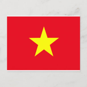 Carte Postale Drapeau du Vietnam