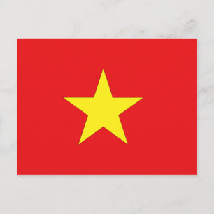 Carte Postale Drapeau du Vietnam