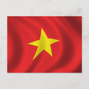 Carte Postale Drapeau du Vietnam