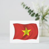 Carte Postale Drapeau du Vietnam (Debout devant)