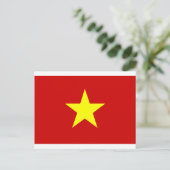 Carte Postale Drapeau du Vietnam (Debout devant)