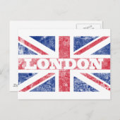 Carte Postale Drapeau du Vieux Londres (Devant / Derrière)