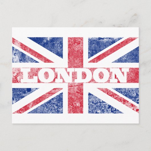 Carte Postale Drapeau du Vieux Londres (Devant)