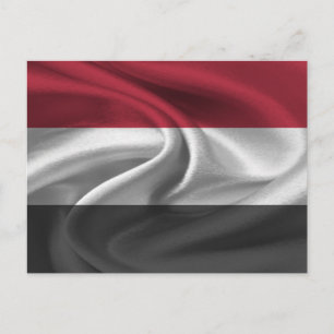 Carte Postale Drapeau du Yémen