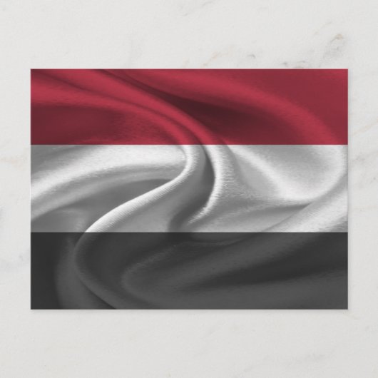 Carte Postale Drapeau du Yémen (Devant)