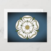 Carte Postale Drapeau du Yorkshire (Royaume-Uni) (Devant / Derrière)