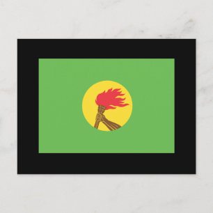 Carte Postale Drapeau du Zaïre