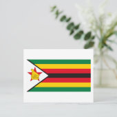 Carte postale Drapeau du Zimbabwe (Debout devant)