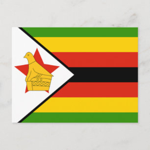 Carte Postale Drapeau du Zimbabwe