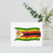 Carte Postale Drapeau du Zimbabwe (Debout devant)