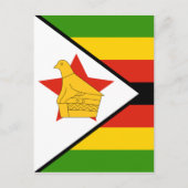 Carte Postale drapeau du zimbabwe (Devant)