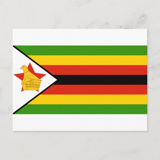 Carte Postale drapeau du zimbabwe (Devant)