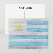 Carte Postale Drapeau d'Uraguay (Devant / Derrière)