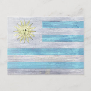 Carte Postale Drapeau d'Uraguay