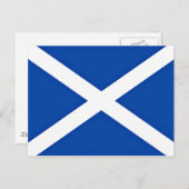 Carte Postale Drapeau écossais (Devant / Derrière)