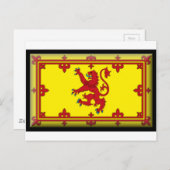 Carte Postale Drapeau écossais (Devant / Derrière)