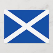 Carte Postale Drapeau écossais (Devant)