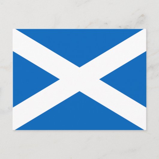 Carte Postale Drapeau écossais (Devant)