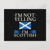 Carte Postale Drapeau écossais (Devant)