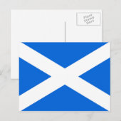 Carte Postale Drapeau écossais pct (Devant / Derrière)