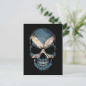 Carte Postale Drapeau écossais personnalisable (Debout devant)