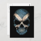 Carte Postale Drapeau écossais personnalisable (Devant / Derrière)