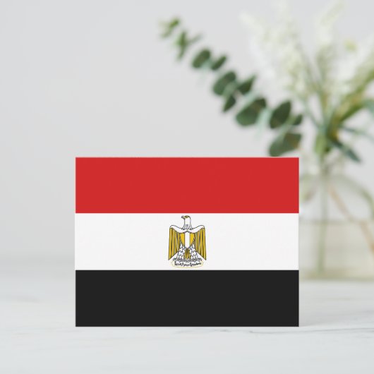Carte postale Drapeau Égypte (Debout devant)