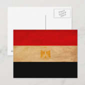 Carte Postale Drapeau égyptien (Devant / Derrière)