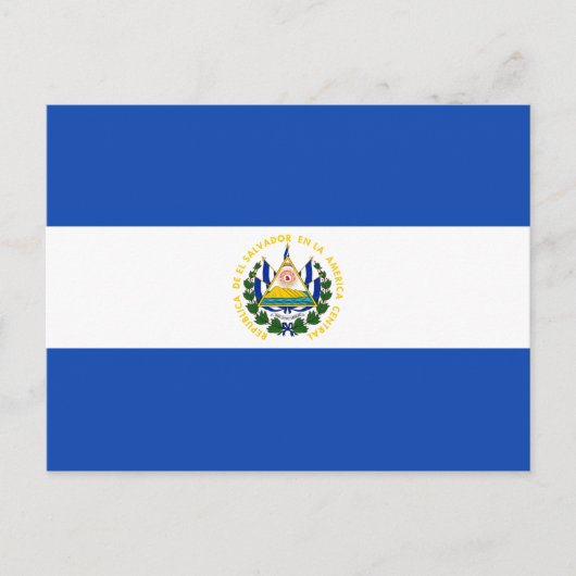 Carte postale Drapeau El Salvador (Devant)