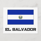 Carte Postale Drapeau El Salvador (Devant)