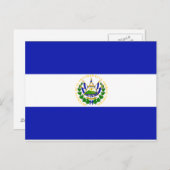 Carte Postale Drapeau El Salvador (Devant / Derrière)