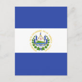 Carte Postale Drapeau El Salvador (Devant)