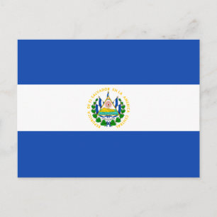 Carte postale Drapeau El Salvador